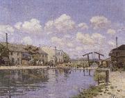 Alfred Sisley The Saint-Martin Canal oil painting picture wholesale